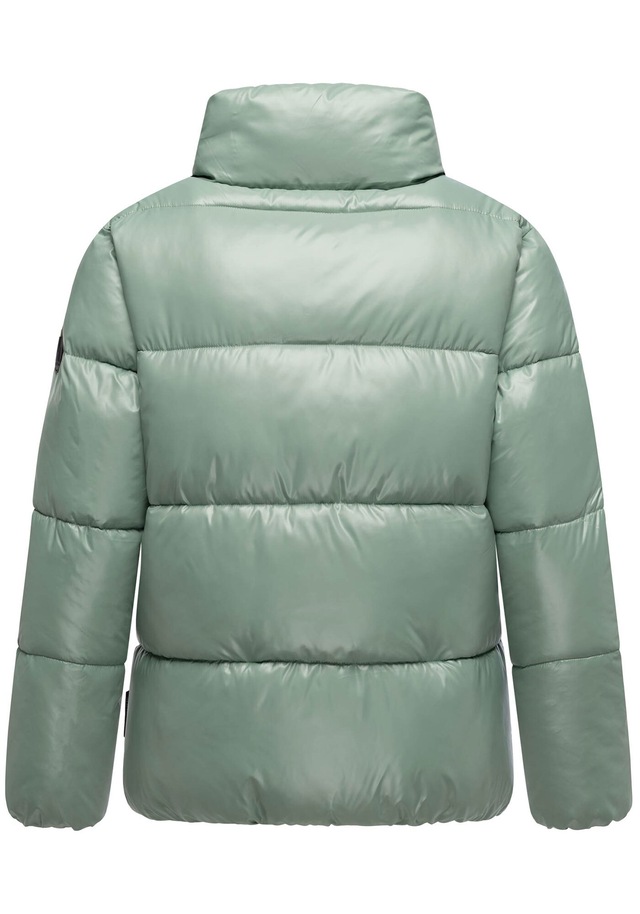 Marikoo Winterjacke »Hazalee« mit leicht gläzendem Obermaterial und hohem Kragen