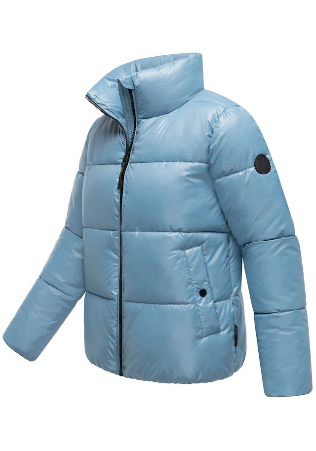 Marikoo Winterjacke »Hazalee« mit leicht gläzendem Obermaterial und hohem Kragen