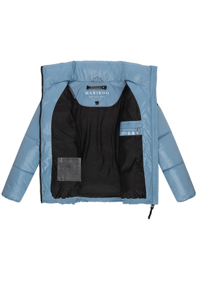 Marikoo Winterjacke »Hazalee« mit leicht gläzendem Obermaterial und hohem Kragen