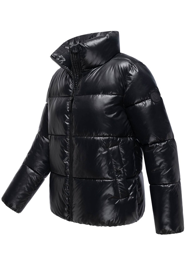 Marikoo Winterjacke »Hazalee« mit leicht gläzendem Obermaterial und hohem Kragen