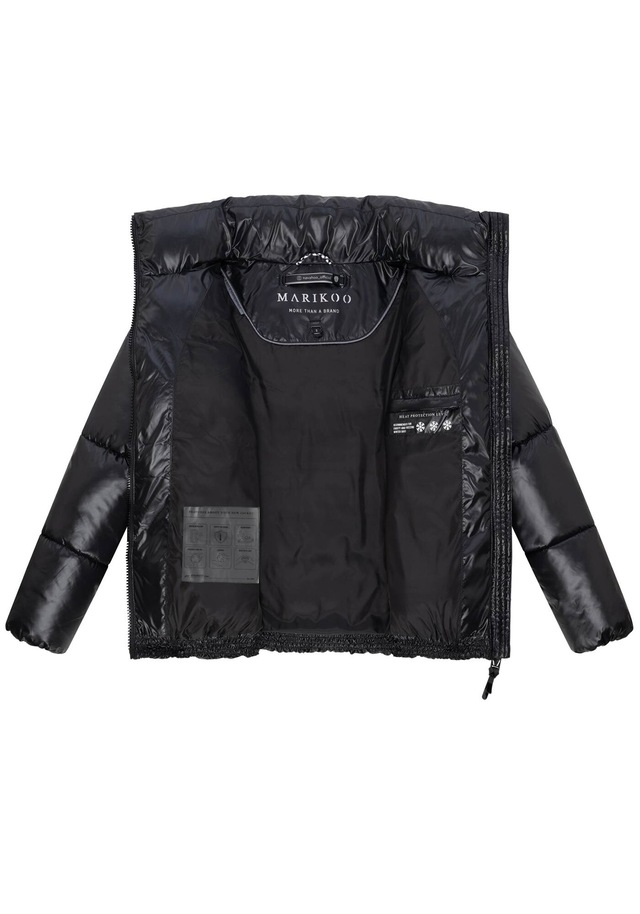 Marikoo Winterjacke »Hazalee« mit leicht gläzendem Obermaterial und hohem Kragen