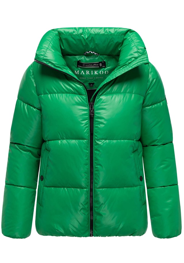 Marikoo Winterjacke »Hazalee« mit leicht gläzendem Obermaterial und hohem Kragen