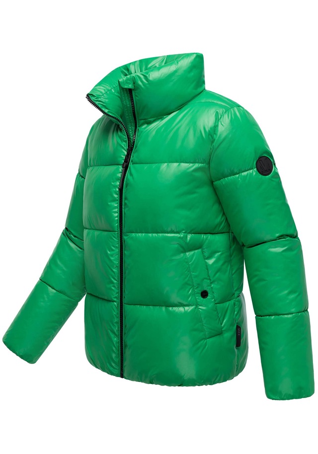 Marikoo Winterjacke »Hazalee« mit leicht gläzendem Obermaterial und hohem Kragen