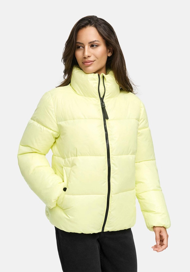 Marikoo Winterjacke »Hazalee« mit leicht gläzendem Obermaterial und hohem Kragen