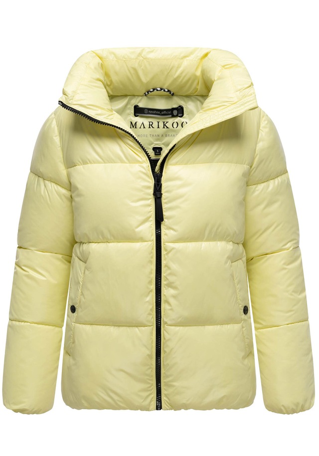 Marikoo Winterjacke »Hazalee« mit leicht gläzendem Obermaterial und hohem Kragen