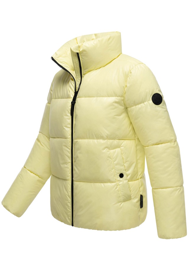 Marikoo Winterjacke »Hazalee« mit leicht gläzendem Obermaterial und hohem Kragen
