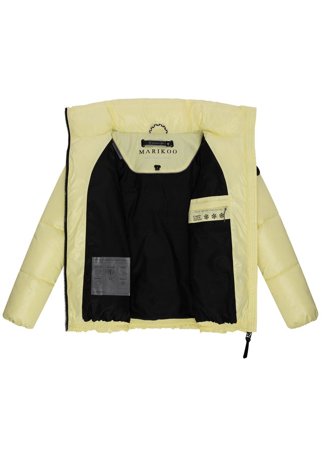 Marikoo Winterjacke »Hazalee« mit leicht gläzendem Obermaterial und hohem Kragen