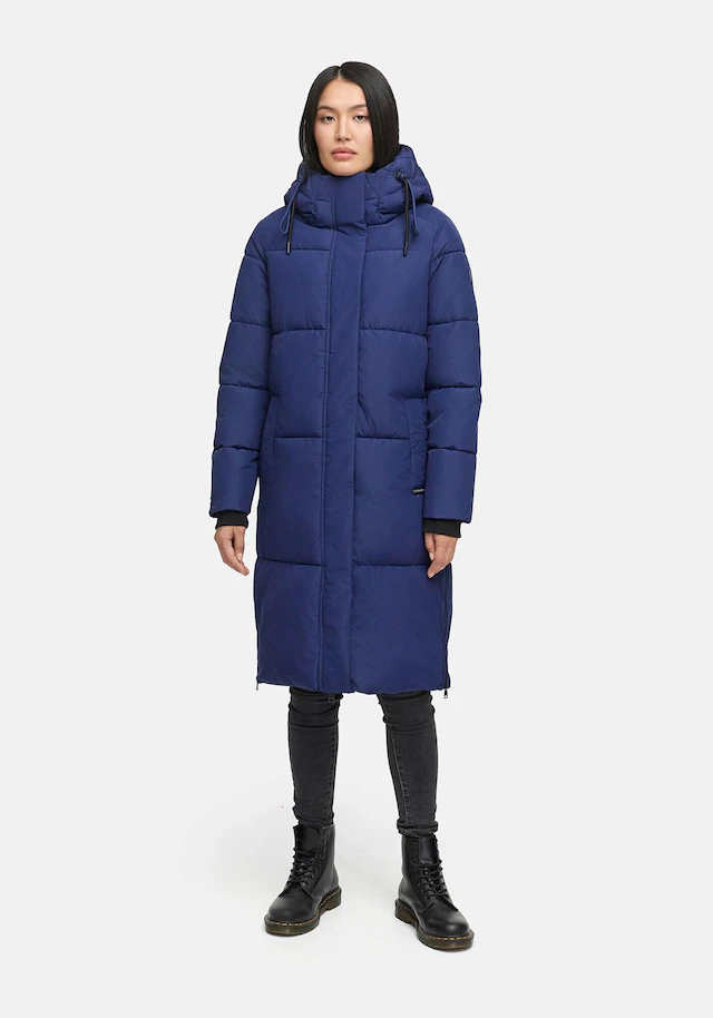 Marikoo Winterjacke »Michikoo« Extra langer Schnitt mit seitlichen Gehschlitzen
