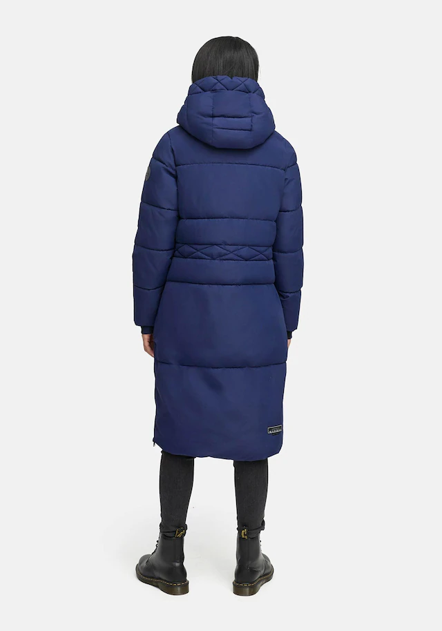 Marikoo Winterjacke »Michikoo« Extra langer Schnitt mit seitlichen Gehschlitzen