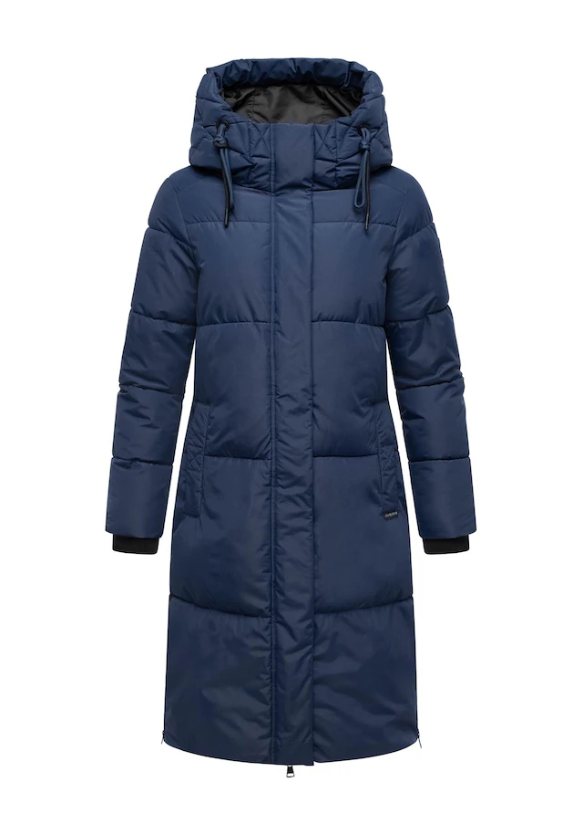 Marikoo Winterjacke »Michikoo« Extra langer Schnitt mit seitlichen Gehschlitzen