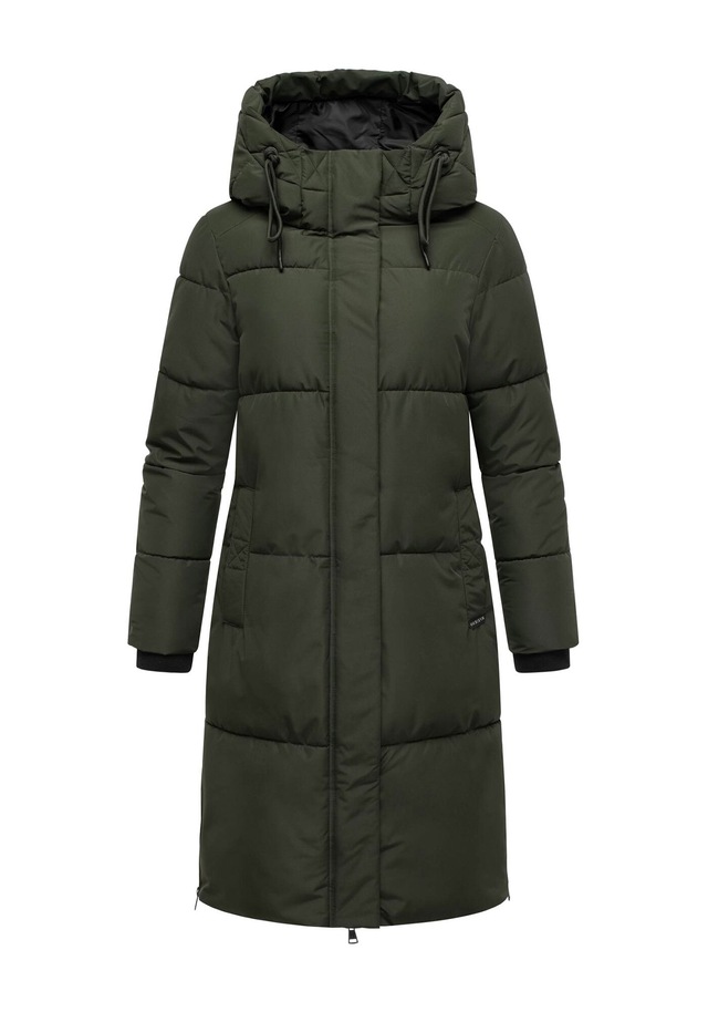 Marikoo Winterjacke »Michikoo« Extra langer Schnitt mit seitlichen Gehschlitzen