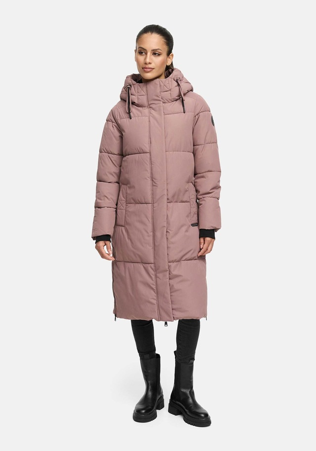 Marikoo Winterjacke »Michikoo« Extra langer Schnitt mit seitlichen Gehschlitzen