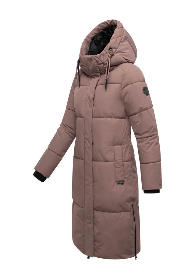 Marikoo Winterjacke »Michikoo« Extra langer Schnitt mit seitlichen Gehschlitzen