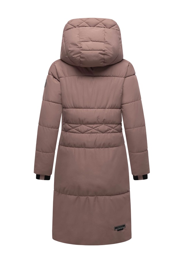 Marikoo Winterjacke »Michikoo« Extra langer Schnitt mit seitlichen Gehschlitzen