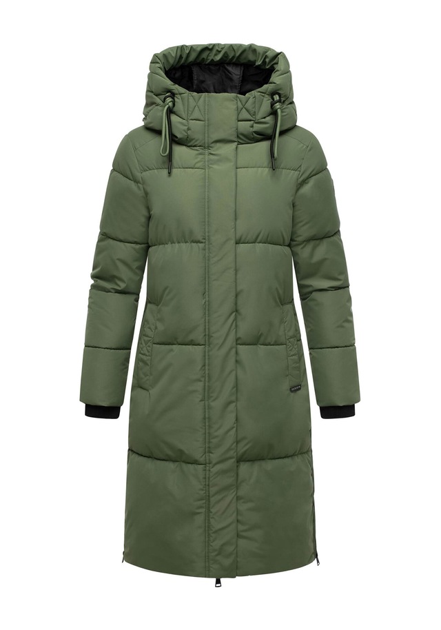 Marikoo Winterjacke »Michikoo« Extra langer Schnitt mit seitlichen Gehschlitzen