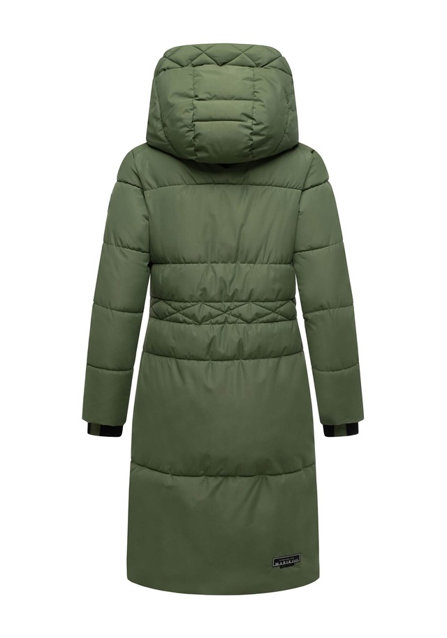 Marikoo Winterjacke »Michikoo« Extra langer Schnitt mit seitlichen Gehschlitzen