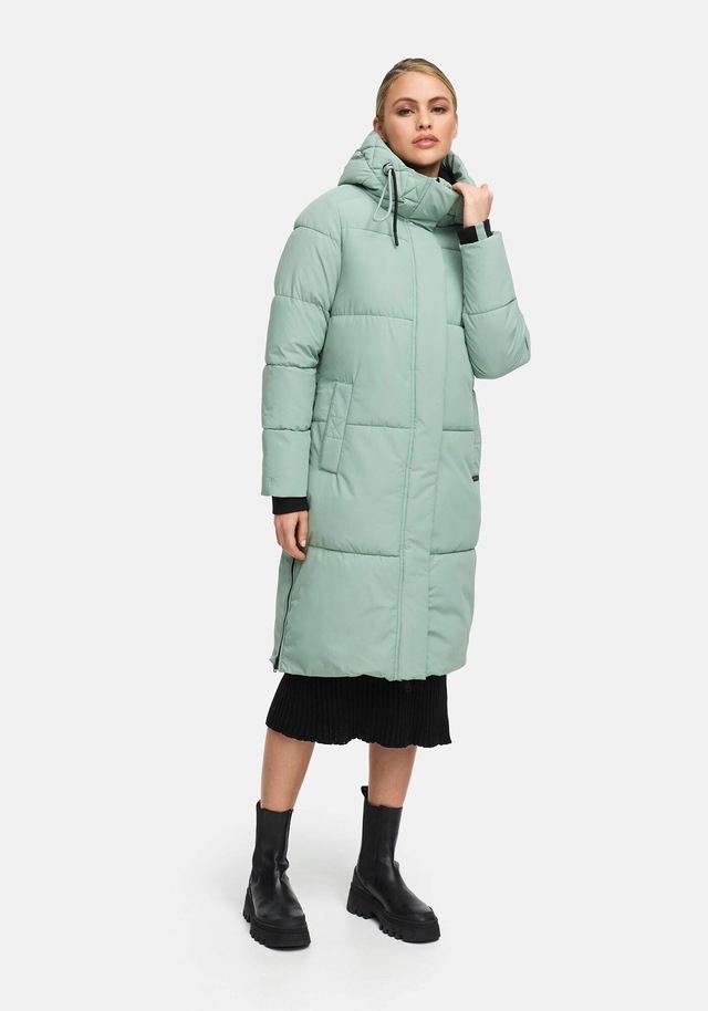 Marikoo Winterjacke »Michikoo« Extra langer Schnitt mit seitlichen Gehschlitzen