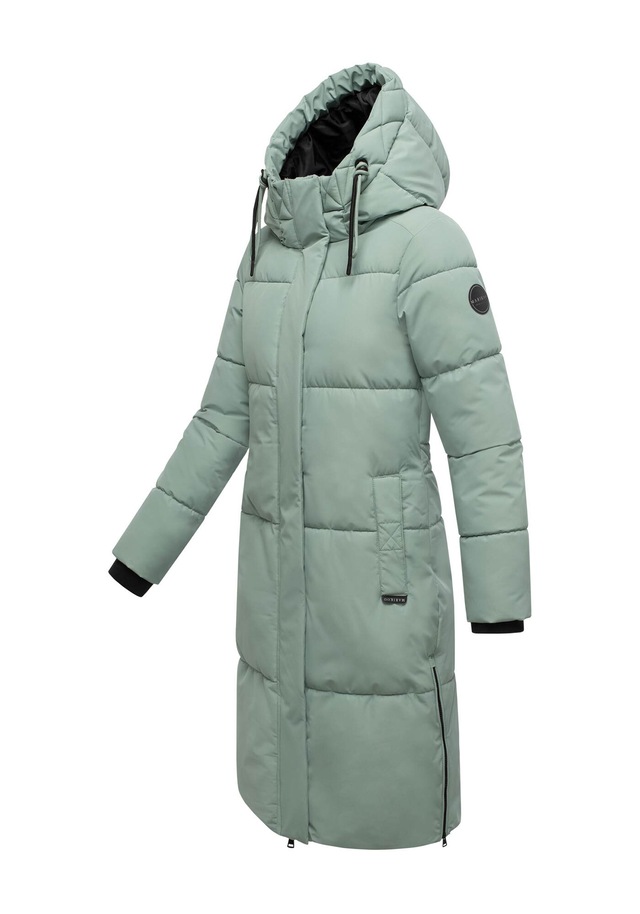 Marikoo Winterjacke »Michikoo« Extra langer Schnitt mit seitlichen Gehschlitzen