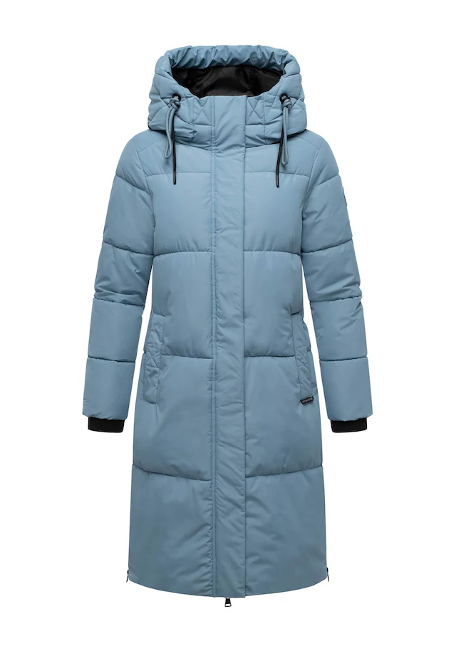 Marikoo Winterjacke »Michikoo« Extra langer Schnitt mit seitlichen Gehschlitzen