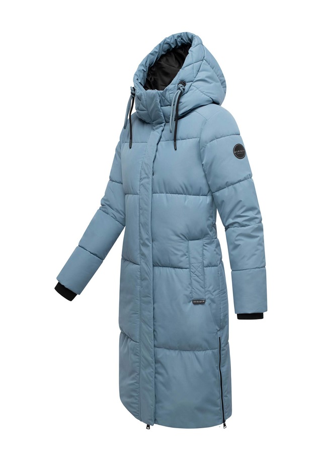 Marikoo Winterjacke »Michikoo« Extra langer Schnitt mit seitlichen Gehschlitzen