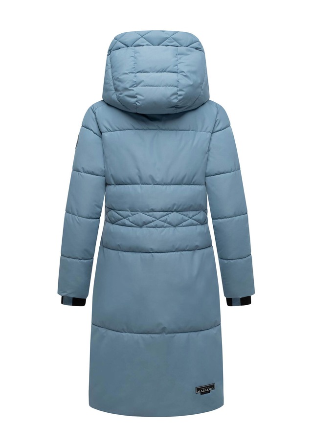 Marikoo Winterjacke »Michikoo« Extra langer Schnitt mit seitlichen Gehschlitzen