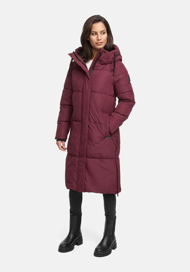 Marikoo Winterjacke »Michikoo« Extra langer Schnitt mit seitlichen Gehschlitzen