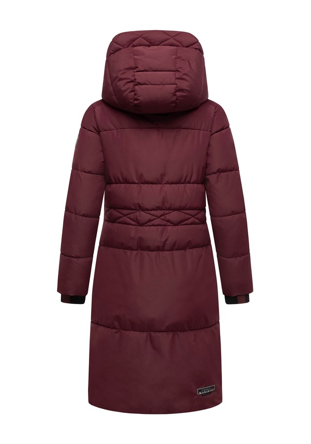 Marikoo Winterjacke »Michikoo« Extra langer Schnitt mit seitlichen Gehschlitzen