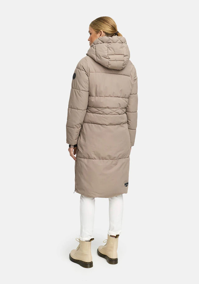 Marikoo Winterjacke »Michikoo« Extra langer Schnitt mit seitlichen Gehschlitzen