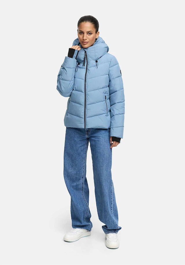 Marikoo Winterjacke »Yukanii« Kurze Winterjacke mit langen Bündchen und Daumenloch