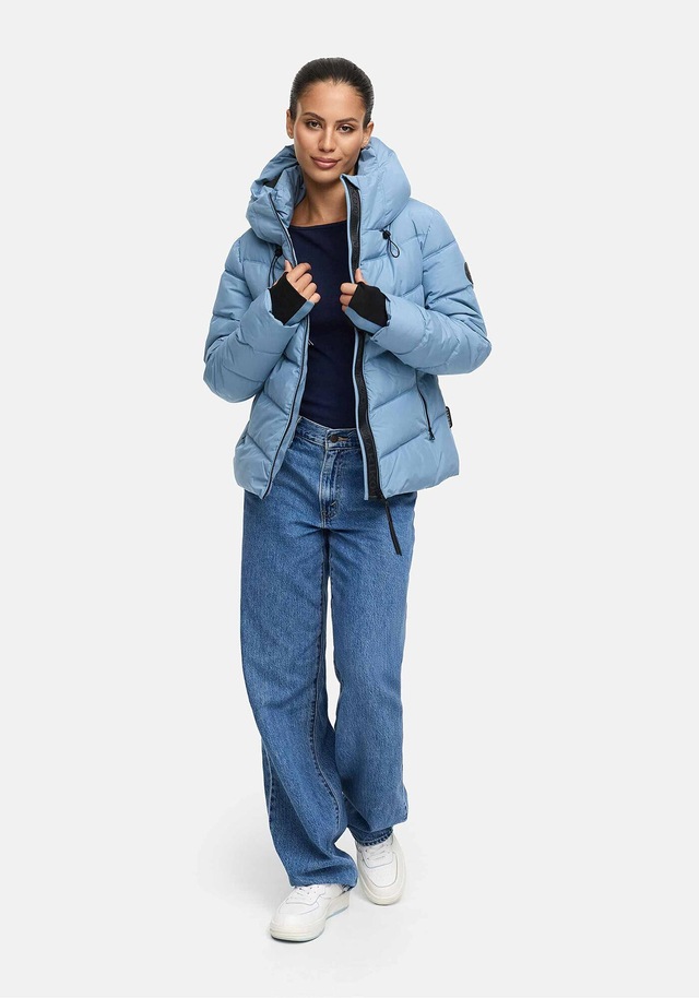 Marikoo Winterjacke »Yukanii« Kurze Winterjacke mit langen Bündchen und Daumenloch