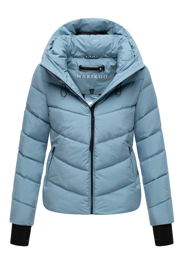 Marikoo Winterjacke »Yukanii« Kurze Winterjacke mit langen Bündchen und Daumenloch