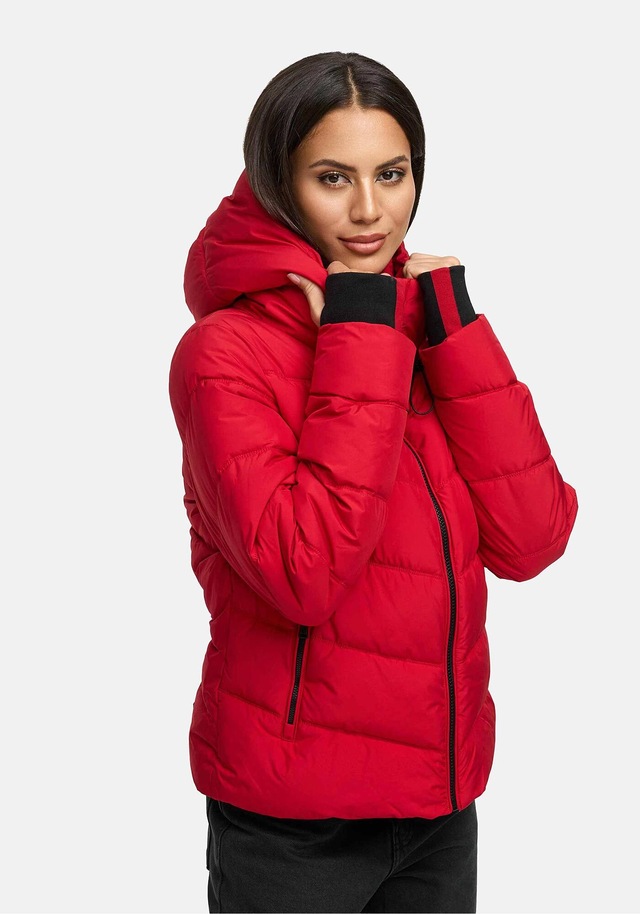 Marikoo Winterjacke »Yukanii« Kurze Winterjacke mit langen Bündchen und Daumenloch