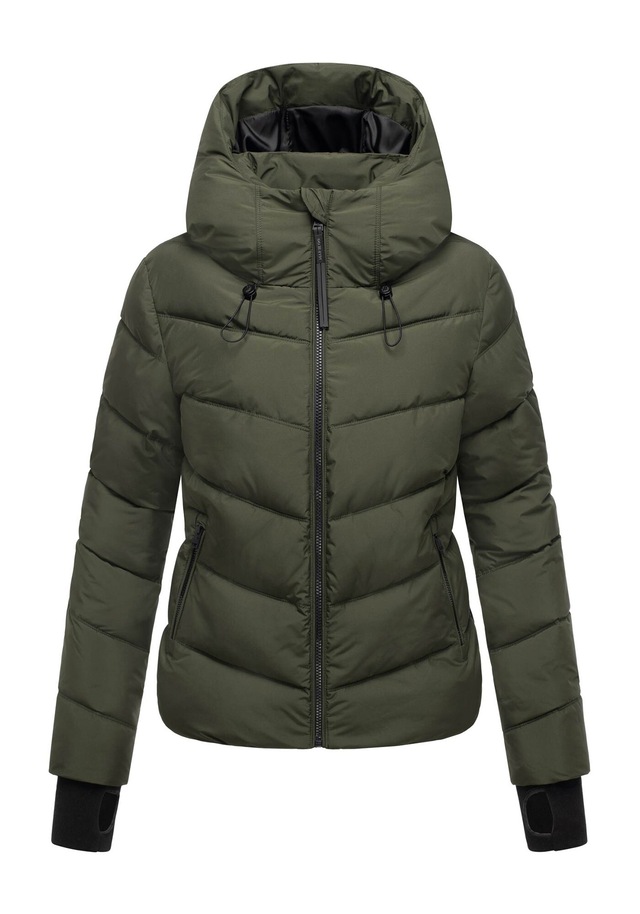 Marikoo Winterjacke »Yukanii« Kurze Winterjacke mit langen Bündchen und Daumenloch