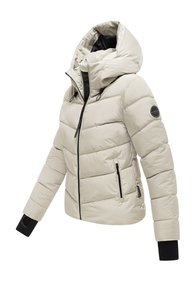 Marikoo Winterjacke »Yukanii« Kurze Winterjacke mit langen Bündchen und Daumenloch