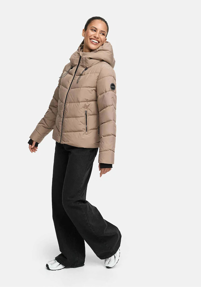 Marikoo Winterjacke »Yukanii« Kurze Winterjacke mit langen Bündchen und Daumenloch