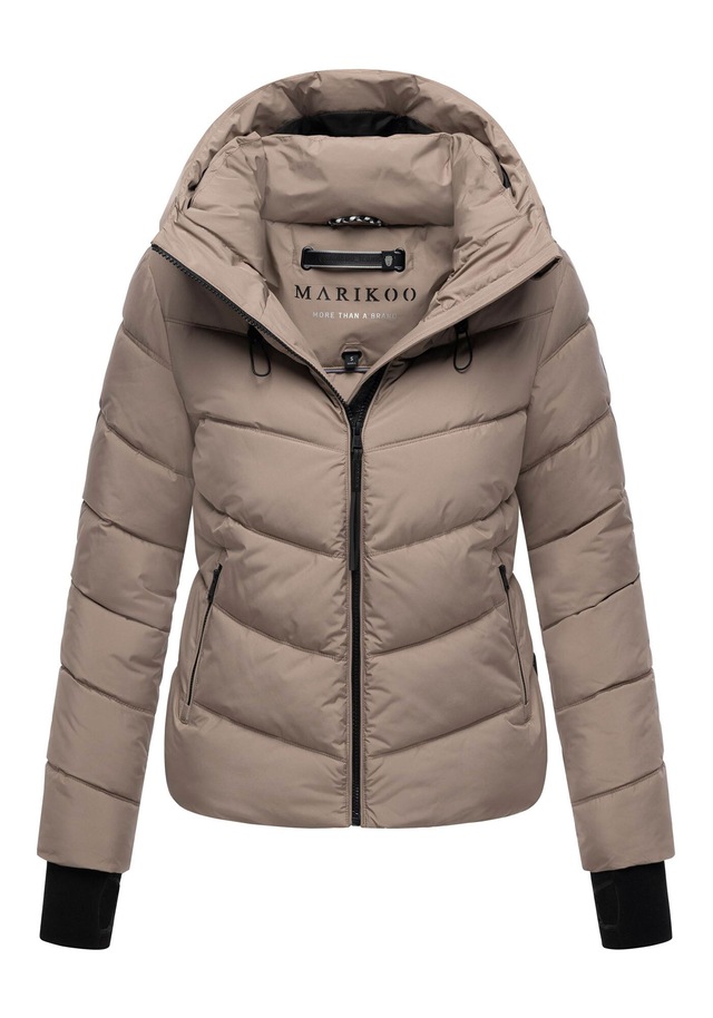 Marikoo Winterjacke »Yukanii« Kurze Winterjacke mit langen Bündchen und Daumenloch