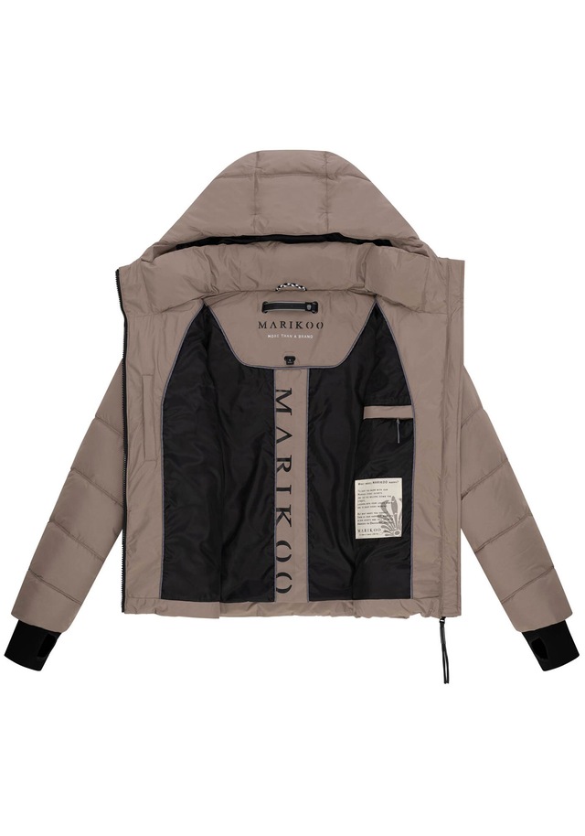 Marikoo Winterjacke »Yukanii« Kurze Winterjacke mit langen Bündchen und Daumenloch
