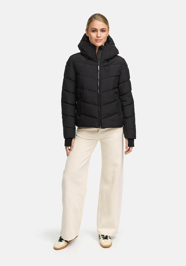 Marikoo Winterjacke »Yukanii« Kurze Winterjacke mit langen Bündchen und Daumenloch
