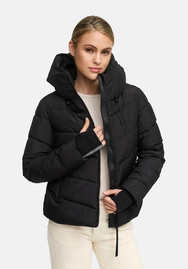 Marikoo Winterjacke »Yukanii« Kurze Winterjacke mit langen Bündchen und Daumenloch