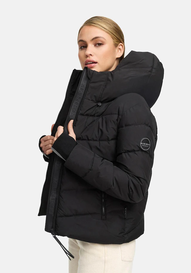 Marikoo Winterjacke »Yukanii« Kurze Winterjacke mit langen Bündchen und Daumenloch