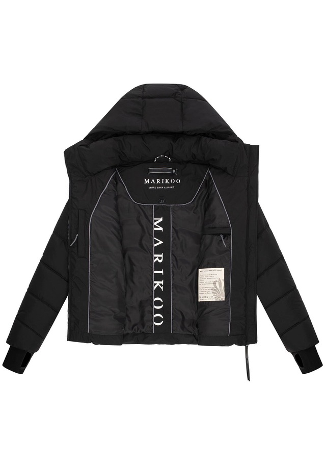 Marikoo Winterjacke »Yukanii« Kurze Winterjacke mit langen Bündchen und Daumenloch