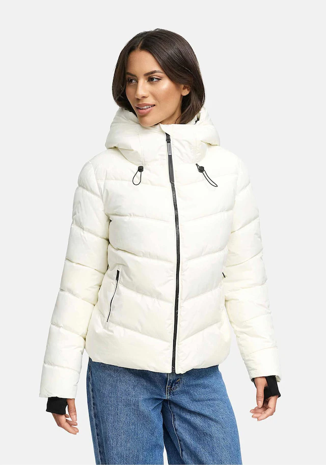 Marikoo Winterjacke »Yukanii« Kurze Winterjacke mit langen Bündchen und Daumenloch