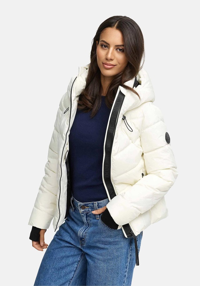 Marikoo Winterjacke »Yukanii« Kurze Winterjacke mit langen Bündchen und Daumenloch