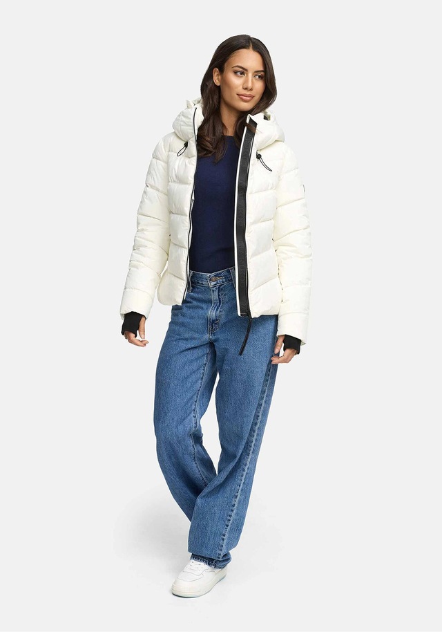 Marikoo Winterjacke »Yukanii« Kurze Winterjacke mit langen Bündchen und Daumenloch