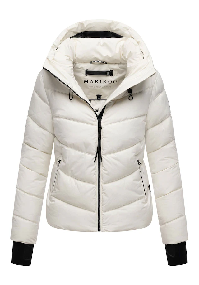 Marikoo Winterjacke »Yukanii« Kurze Winterjacke mit langen Bündchen und Daumenloch