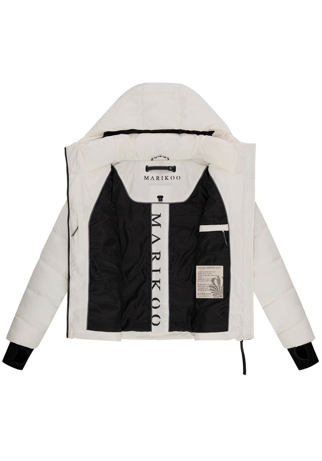 Marikoo Winterjacke »Yukanii« Kurze Winterjacke mit langen Bündchen und Daumenloch