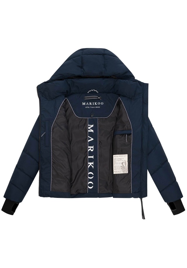 Marikoo Winterjacke »Yukanii« Kurze Winterjacke mit langen Bündchen und Daumenloch