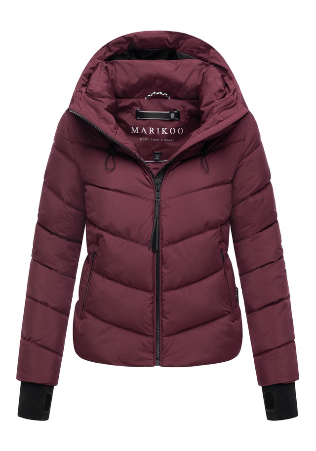 Marikoo Winterjacke »Yukanii« Kurze Winterjacke mit langen Bündchen und Daumenloch