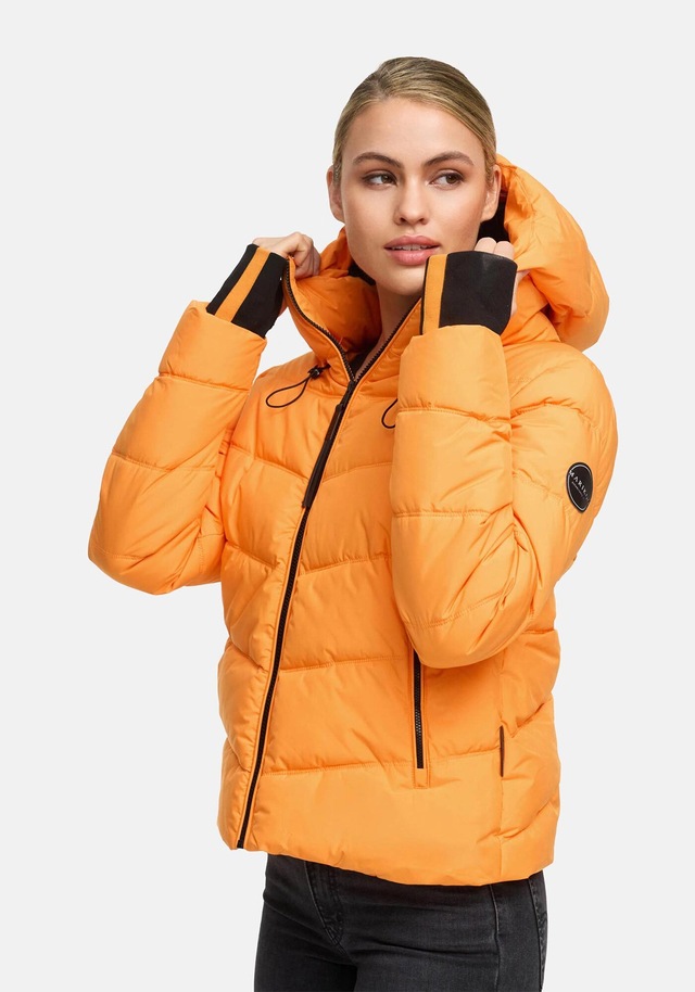 Marikoo Winterjacke »Yukanii« Kurze Winterjacke mit langen Bündchen und Daumenloch