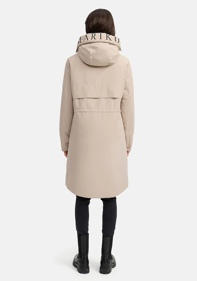 Marikoo Winterjacke »Anoukaa« langer Parka mit abnehmbarer Kapuze